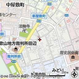 和歌山県田辺市新屋敷町25周辺の地図