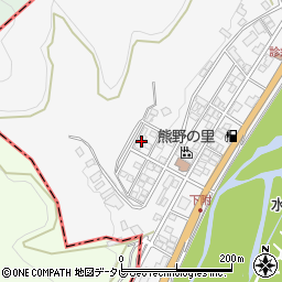 和歌山県田辺市鮎川529周辺の地図