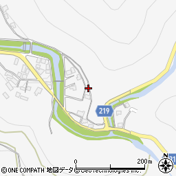 和歌山県田辺市鮎川1584周辺の地図