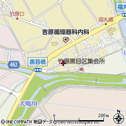 福岡県宮若市竹原348-4周辺の地図