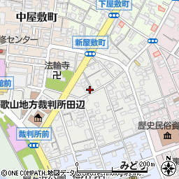 和歌山県田辺市新屋敷町71周辺の地図