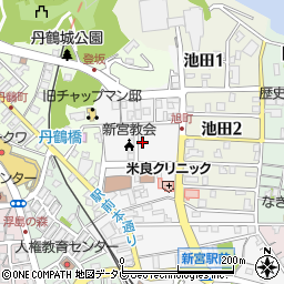 和歌山県新宮市伊佐田町周辺の地図