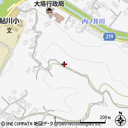 和歌山県田辺市鮎川2655周辺の地図