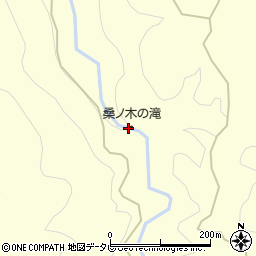桑ノ木の滝周辺の地図