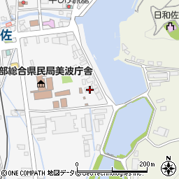 美波町役場　日和佐幼稚園周辺の地図