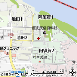 和歌山県新宮市阿須賀1丁目3-24周辺の地図