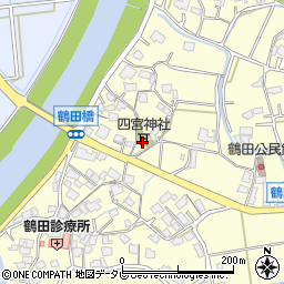 四宮神社周辺の地図