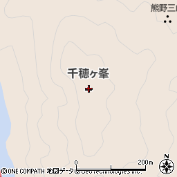 千穂ケ峯周辺の地図