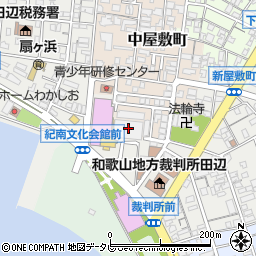 〒646-0000 和歌山県田辺市（以下に掲載がない場合）の地図