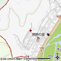 和歌山県田辺市鮎川542周辺の地図