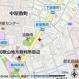 和歌山県田辺市新屋敷町75周辺の地図