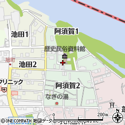 和歌山県新宮市阿須賀1丁目2-35周辺の地図