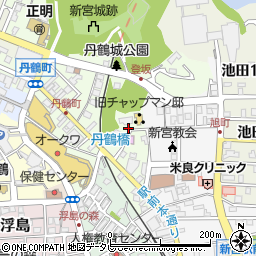 和歌山県新宮市丹鶴1丁目周辺の地図