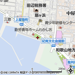 和歌山県田辺市上屋敷2丁目17周辺の地図