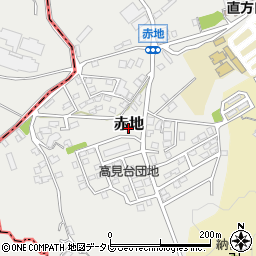 福岡県直方市赤地周辺の地図