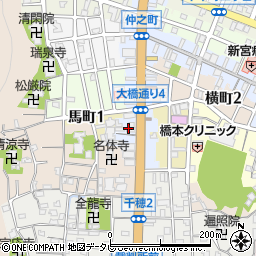 ビフテキの店松坂周辺の地図