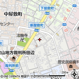 和歌山県田辺市新屋敷町77周辺の地図