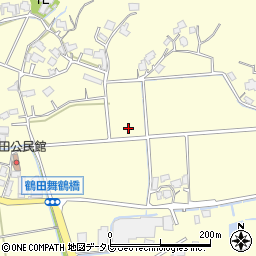 福岡県宮若市鶴田周辺の地図