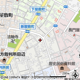 和歌山県田辺市新屋敷町64周辺の地図