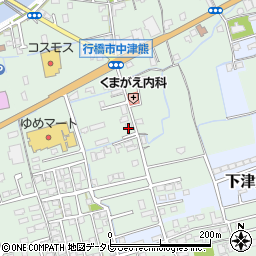 福岡県行橋市中津熊323周辺の地図