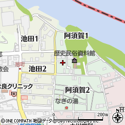 和歌山県新宮市阿須賀1丁目3周辺の地図