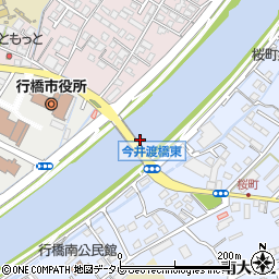 今井渡橋周辺の地図