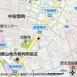 和歌山県田辺市新屋敷町76周辺の地図