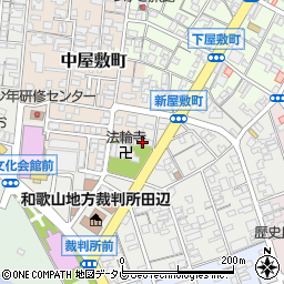 和歌山県田辺市新屋敷町83周辺の地図