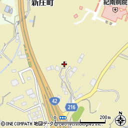 和歌山県田辺市新庄町195周辺の地図