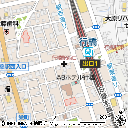 行橋駅西口周辺の地図
