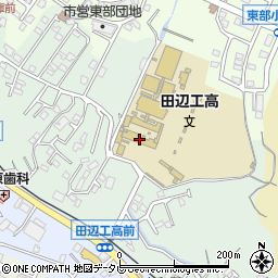 和歌山県立田辺工業高等学校周辺の地図
