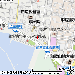 和歌山県田辺市上屋敷2丁目14周辺の地図
