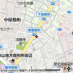 和歌山県田辺市新屋敷町66周辺の地図