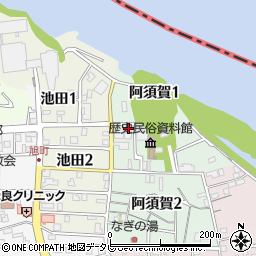 和歌山県新宮市阿須賀1丁目3-11周辺の地図