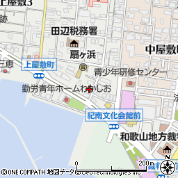 和歌山県田辺市上屋敷2丁目14-10周辺の地図