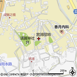 福岡県直方市下境1137-32周辺の地図