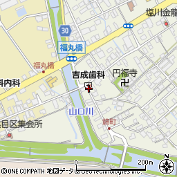 吉成歯科医院周辺の地図