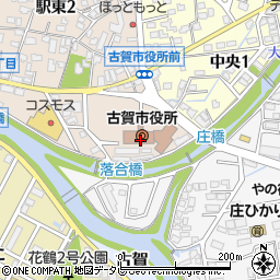 〒811-3100 福岡県古賀市（以下に掲載がない場合）の地図