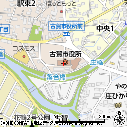 古賀市役所総務部　財政課情報管理係周辺の地図
