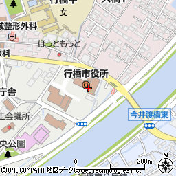 行橋市役所　市政記者クラブ周辺の地図
