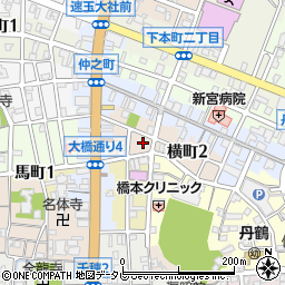 〒647-0017 和歌山県新宮市横町の地図