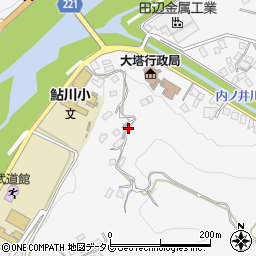 和歌山県田辺市鮎川2675周辺の地図