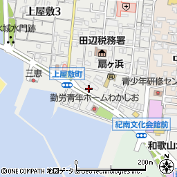 和歌山県田辺市上屋敷2丁目15周辺の地図