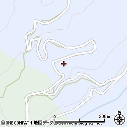 高知県長岡郡大豊町北川271周辺の地図