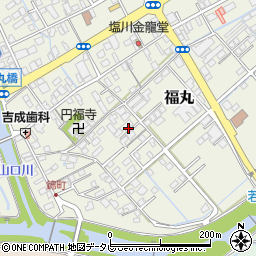 福岡県宮若市福丸周辺の地図