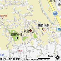 福岡県直方市下境1137-51周辺の地図