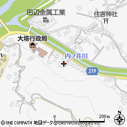 和歌山県田辺市鮎川2558周辺の地図