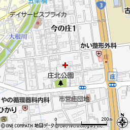 福岡県古賀市今の庄1丁目5周辺の地図