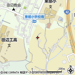 和歌山県田辺市新庄町57周辺の地図