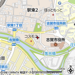 古賀東区公民館周辺の地図